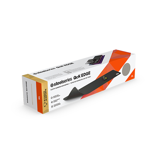 მაუსპადი - SteelSeries QcK Edge XL Black - 90x30 სმ