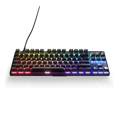 მექანიკური კლავიატურა - SteelSeries Apex 9 TKL US RGB Black