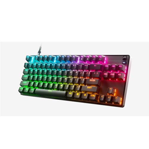 მექანიკური კლავიატურა - SteelSeries Apex 9 TKL US RGB Black