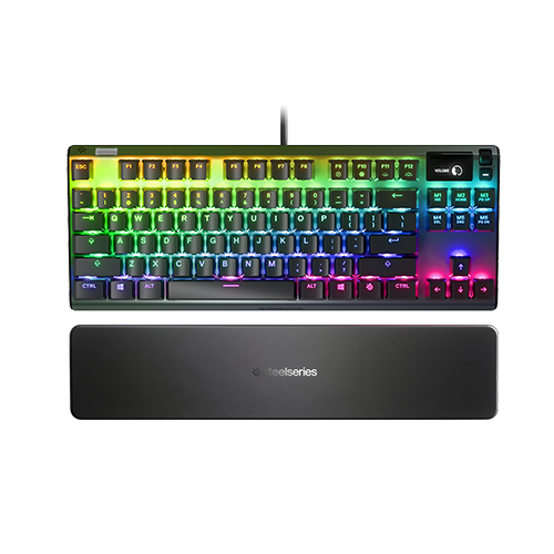 მექანიკური კლავიატურა - SteelSeries Apex Pro TKL (2023) RGB 104key OmniPoint Switch EN Black