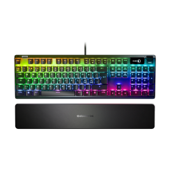 მექანიკური კლავიატურა - SteelSeries Apex 7 Red Switch RU RGB Black