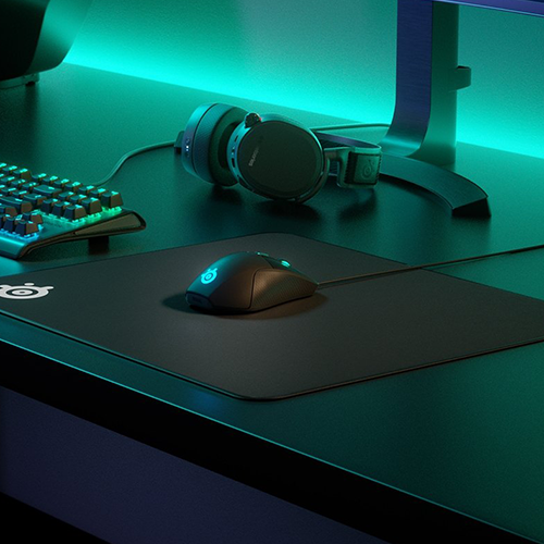 მაუსპადი - SteelSeries QcK Edge L Black - 45x40 სმ