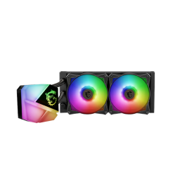 პროცესორის წყლის გაგრილება - Msi Mag Core Liquid C240 240 mm RGB Black