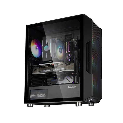 ქეისი - Zalman i3 Neo Black - 4x120 Fan RGB