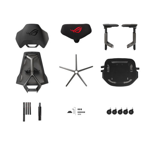 კომპიუტერის სკამი - Asus Rog Ergo Destrier SL400 Gaming Chair Black