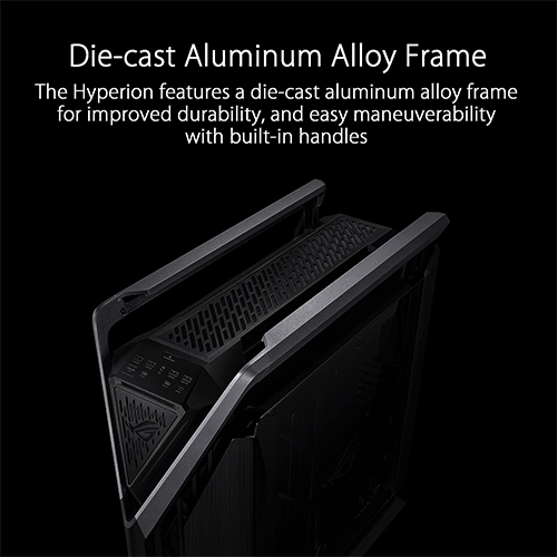 ქეისი - Asus Rog Hyperion GR701 Black - 4x140 Fan