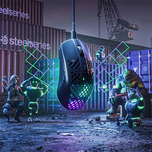 მაუსი - SteelSeries Aerox 3 RGB (2022) Onyx Black