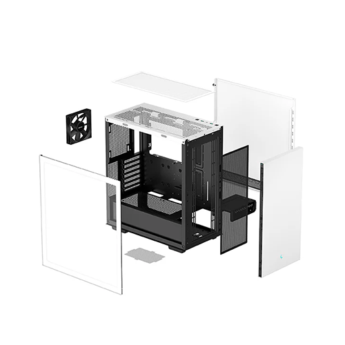 ქეისი - Deep Cool CH510 WH White - 1x120 Fan