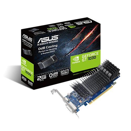 ვიდეობარათი - Asus GT 1030 2 GB Low Profile Silent