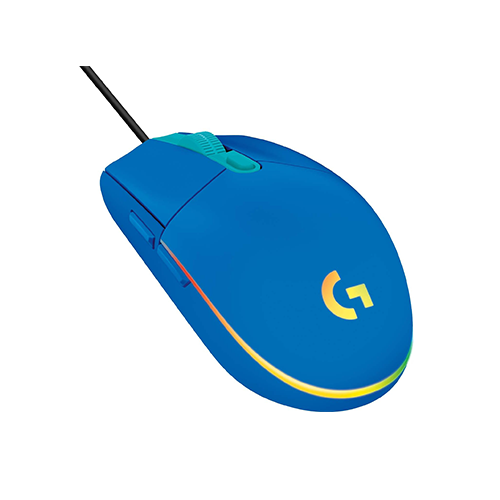 მაუსი - Logitech G203 Lightsync Corded Blue