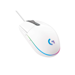 მაუსი - Logitech G203 Lightsync Corded White