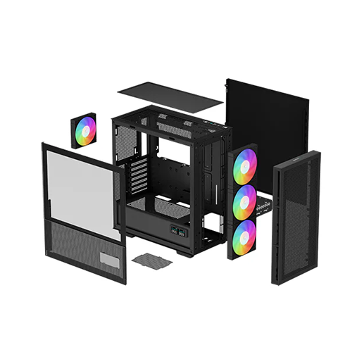 ქეისი - Deep Cool CH560 Digital Black - 4x140 Fan ARGB