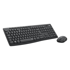 Combo - Wireless Keyboard + Mouse - Logitech MK295 Silent Black