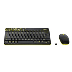 Combo - Wireless Keyboard+ Wireless Mouse - Logitech MK240 Nano Black WL