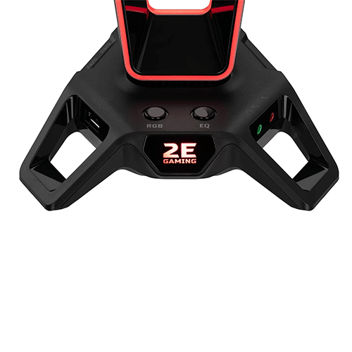 ყურსასმენის სადგამი - 2E Gaming GST330 3in1 RGB 7.1 USB Black