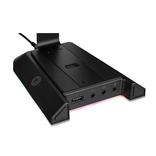 ყურსასმენის სადგამი - 2E Gaming GST320 3in1 RGB 7.1 USB Black