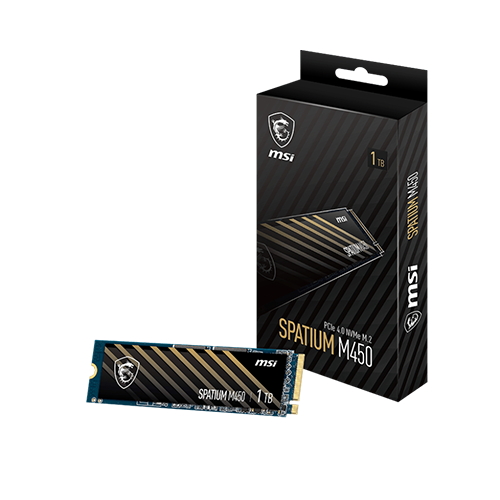M2 SSD Msi Spatium M450 1 TB PCIe 4.0