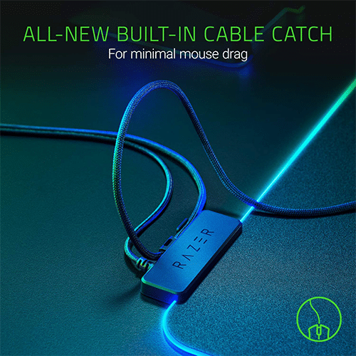 მაუსპადი - Razer Firefly V2 RGB Black - 35x28 სმ