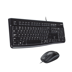 Combo - Keyboard + Mouse - Logitech MK120 Black