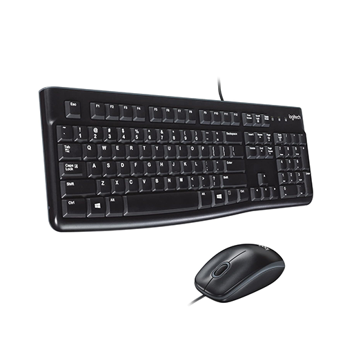 კომბო - კლავიატურა + მაუსი - Logitech MK120 Black