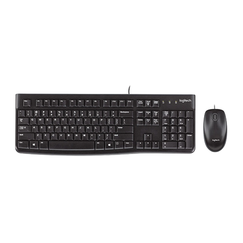 კომბო - კლავიატურა + მაუსი - Logitech MK120 Black RU