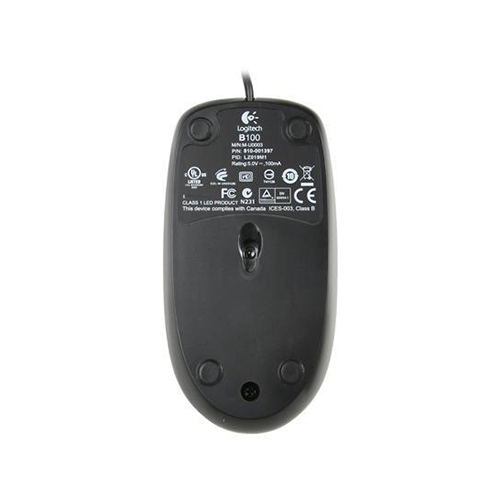 მაუსი - Logitech B100 Corded Black