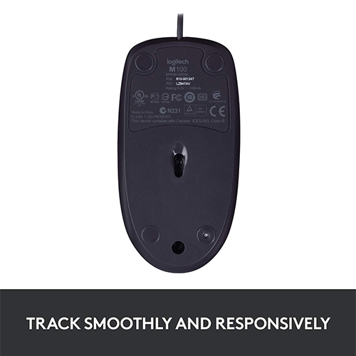 მაუსი - Logitech B100 Corded Black