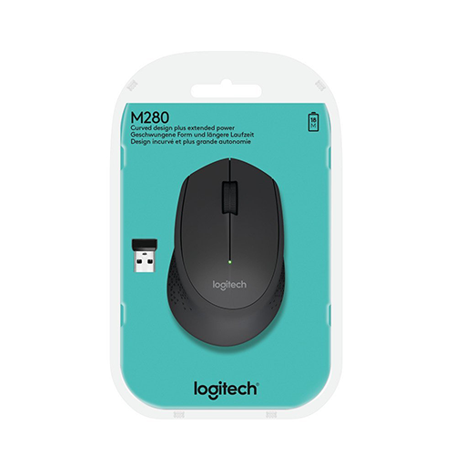 უკაბელო მაუსი - Logitech M280 Black WL