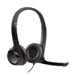 ყურსასმენი - Logiteh H390 Black USB