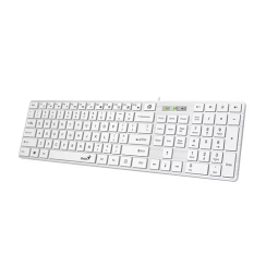 კლავიატურა - Genius Slimstar 126 White