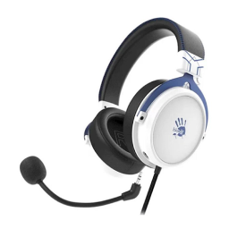ყურსასმენი - A4tech Bloody M590i 7.1 Navy Blue-White