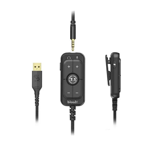 ყურსასმენი - A4tech Bloody M590i 7.1 Navy Blue-White