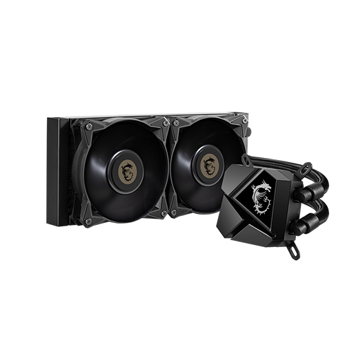 პროცესორის წყლის გაგრილება - Msi Mag Core Liquid P240 240 mm Black