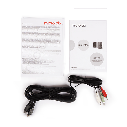 უკაბელო Bluetooth დინამიკი - Microlab 2.0 B77BT BT Wooden