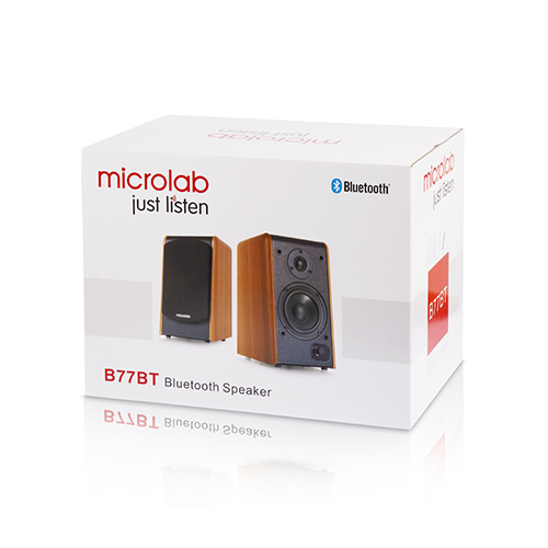 უკაბელო Bluetooth დინამიკი - Microlab 2.0 B77BT BT Wooden
