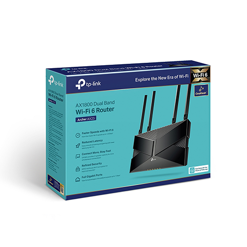 Wi-Fi როუტერი - TP-Link Archer AX23 AX1800 Dual Band Wi-Fi 6