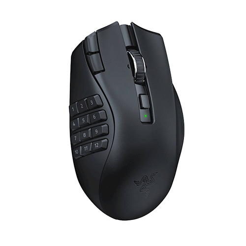 უკაბელო Bluetooth მაუსი - Razer Naga V2 HyperSpeed Black WL BT