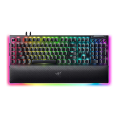 მექანიკური კლავიატურა - Razer BlackWidow V4 Pro RGB Green Switch EN Black