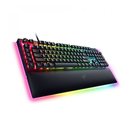 მექანიკური კლავიატურა - Razer BlackWidow V4 Pro RGB Green Switch EN Black