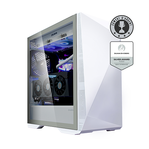 ქეისი - Zalman Z9 Iceberg White - 2x140 Fan