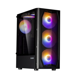 ქეისი - Zalman N4 REV.1 Black - 3x120 Fan RGB + 3x140 Fan LED