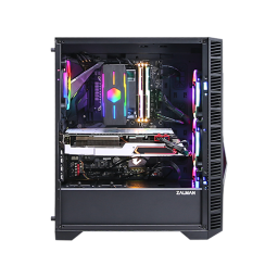 ქეისი - Zalman Z3 Iceberg Black - 2x120 Fan RGB