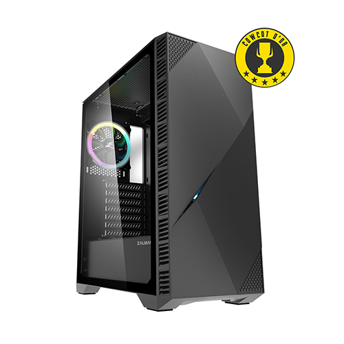 ქეისი - Zalman Z3 Iceberg Black - 2x120 Fan RGB