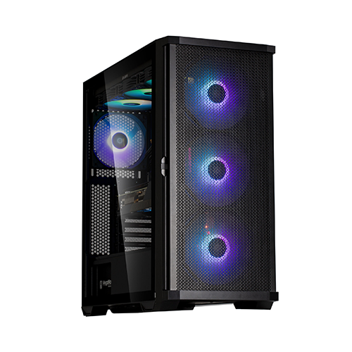 ქეისი - Zalman Z10 Plus Black - 4×120 Fan ARGB
