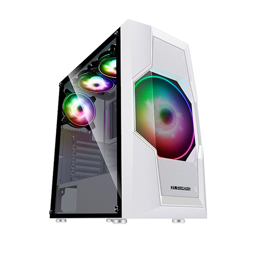 ქეისი - 2E Gaming Turbo G2057W White - 3x120 Fan ARGB + 1x200 Fan ARGB