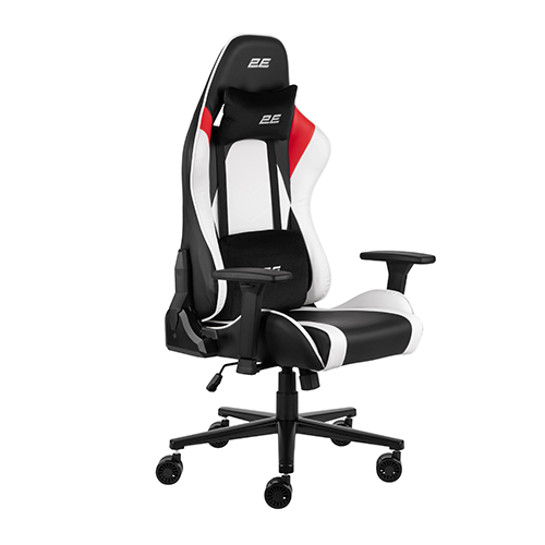 კომპიუტერის სკამი - 2E Gaming Chair Bushido Gen II White-Black