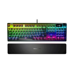 მექანიკური კლავიატურა - SteelSeries Apex 7 Red Switch EN RGB Black