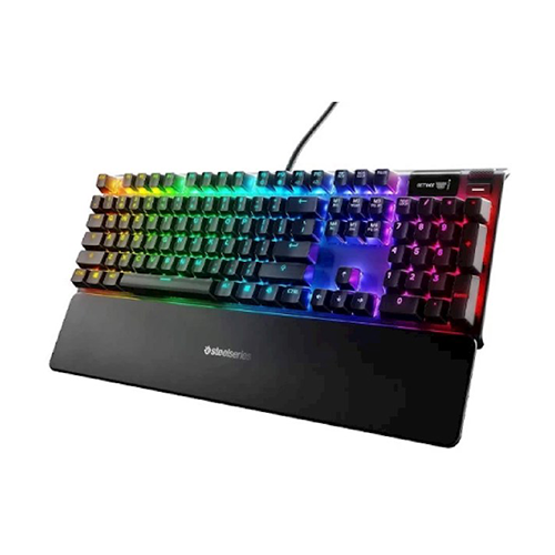მექანიკური კლავიატურა - SteelSeries Apex 7 Red Switch EN RGB Black