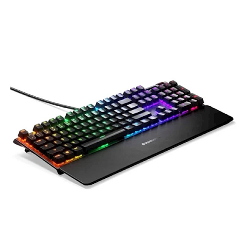 მექანიკური კლავიატურა - SteelSeries Apex 7 Red Switch EN RGB Black