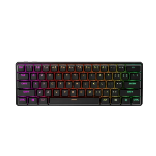 მექანიკური კლავიატურა - SteelSeries Apex Pro Mini Hyper Magnetic Switch EN RGB Black